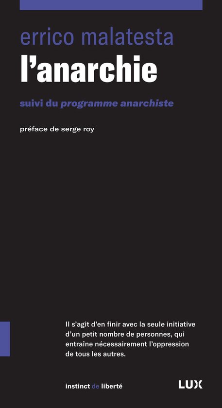L'anarchie - cover