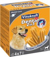Vitakraft multipack dental m 2 in 1 - hondensnack - 2 st à 180 gram