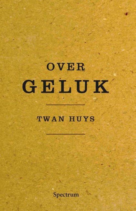 Cover van het boek 'Over geluk'