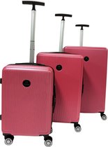 SB Travelbags 3 delige Trolley Roze