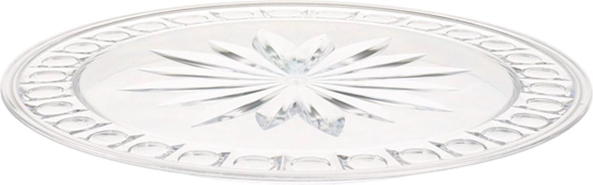 Westmark taartschotel, Ø 31 cm, materiaal lijkt op glas, breukvast, kunststof, transparant, 34552211