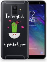 Geschikt voor Samsung Galaxy A6 (2018) TPU Hoesje Design Cactus Glad