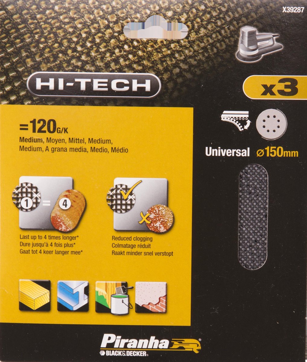 Piranha Schuurgaas 150mm K120