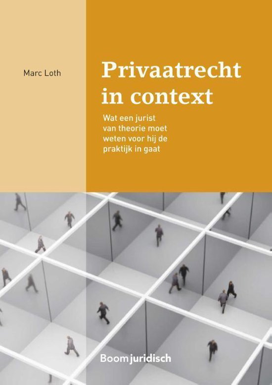 Boom Juridische studieboeken  -   Privaatrecht in context - cover