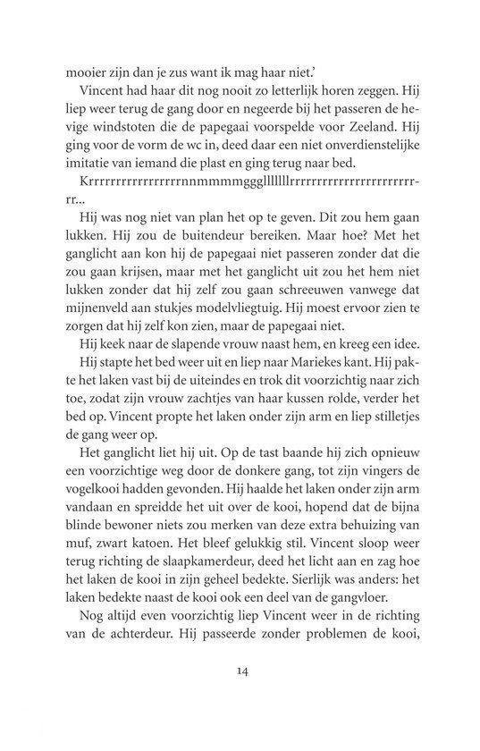 Pagina met tekst.