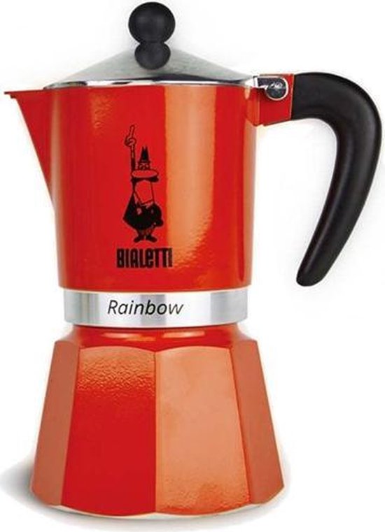 Percolateur Bialetti Rainbow Red 300 ml - 6 tasses | bol.com