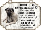 Spreukenbordje Hond: Kangal