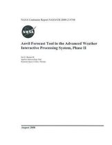 Anvil Forecast Tool in the Advanced Weather Interactive Processing System, Phase II