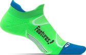 Feetures - Elite Light Cushion No Show Tab - Hardloopsokken - Sportsokken - Groen/Blauw - XL