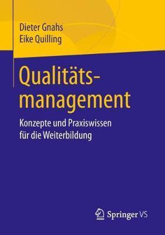 Qualitaetsmanagement - cover