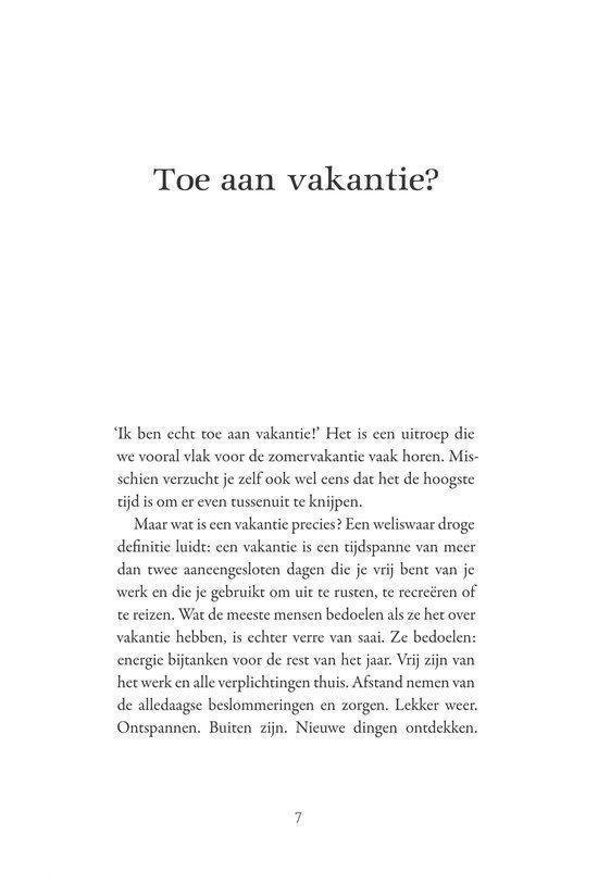 De kunst van het vakantievieren