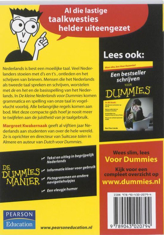 Kleine Nederlands Dummies 9789043020794 Kleine Nederlands Dummies 9789043020794