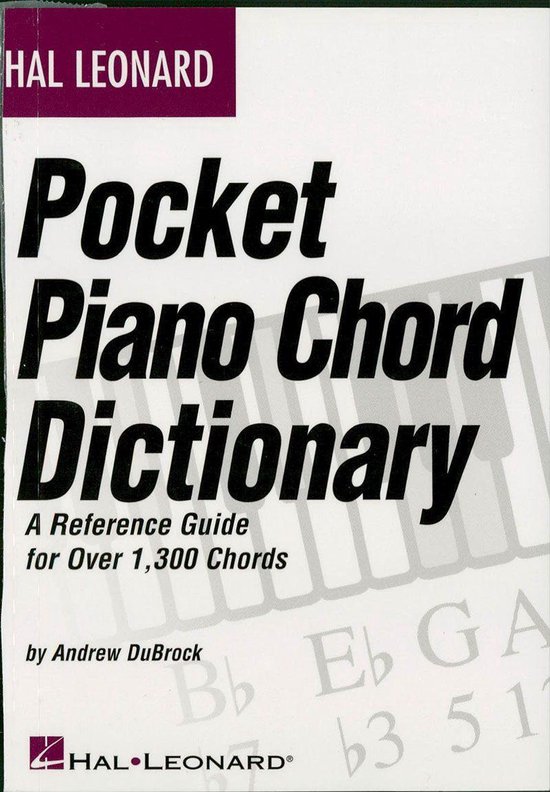 Foto: Hal leonard pocket piano chord dictionary music instruction 