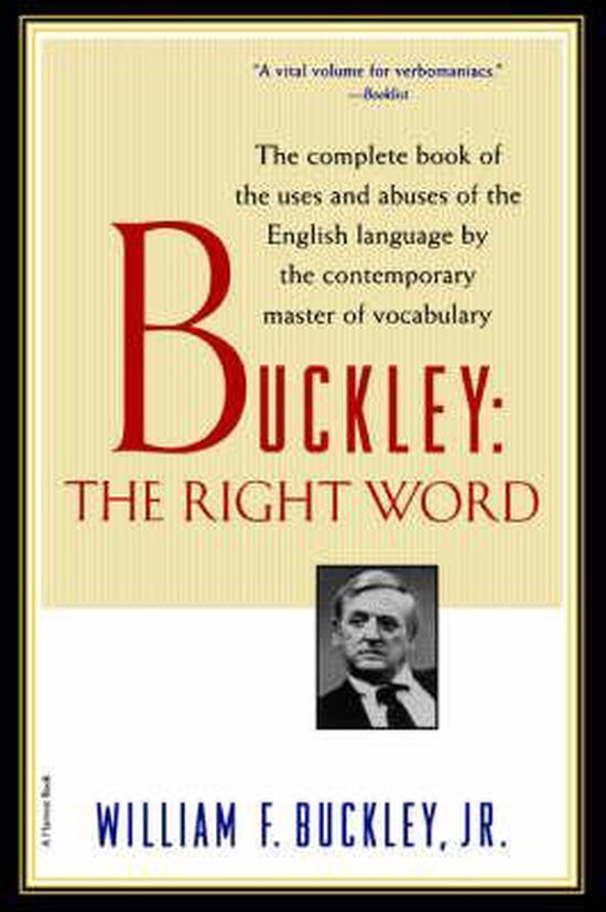 Buckley: The Right Word - cover