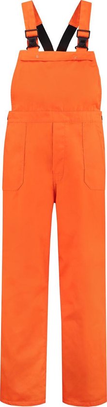 EM Workwear Tuinbroek Polyester/Katoen  Oranje - Maat 58