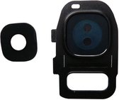 Camera Lens Cover - Zwart - geschikt voor de Samsung Galaxy S7
