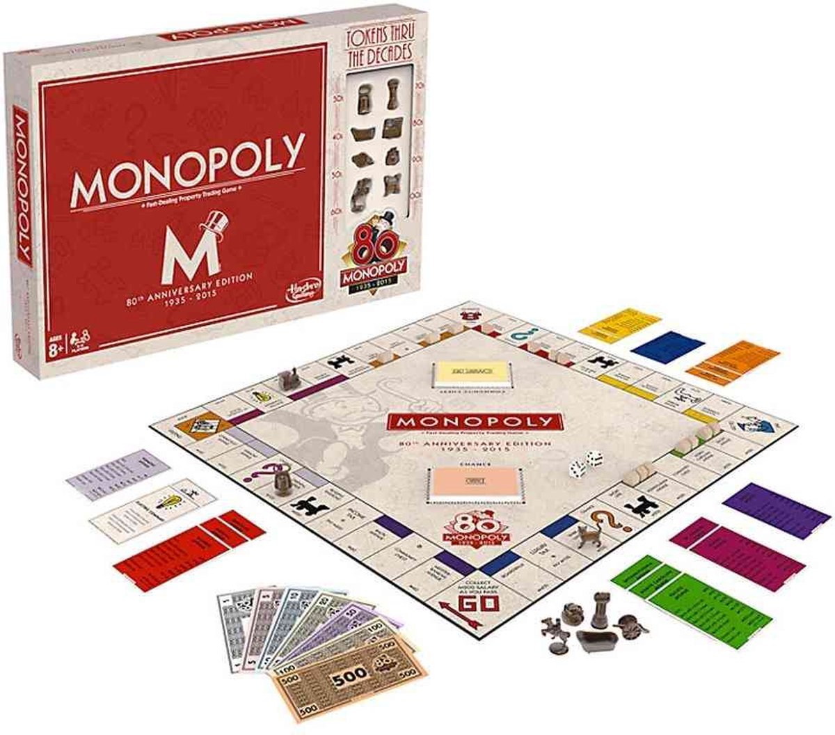 Orkaan Herhaal Haarvaten Monopoly 80ste Verjaardag Editie Nederland - Bordspel | Games | bol.com