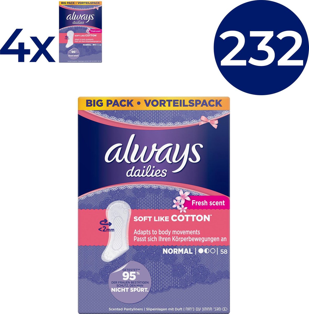 Goedkoopste Always Twist & Flex Normal Fresh - Voordeelpak