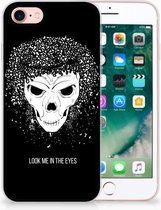 Back cover Hoesje Geschikt voor iPhone SE (2020/2022) en Geschikt voor iPhone 8 | 7 Skull Hair