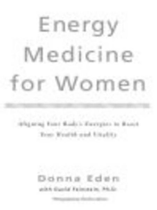 Energy Medicine for Women - cover