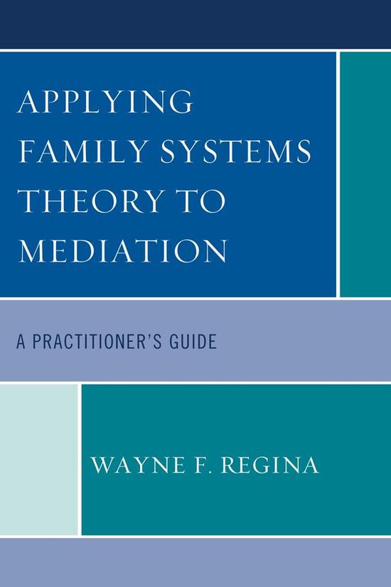 Applying Family Systems Theory to Mediation - cover