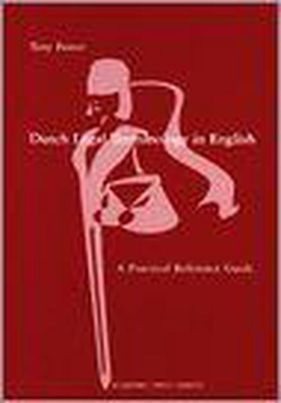 Dutch legal terminology in English, T. Foster 9789074372190 Boeken