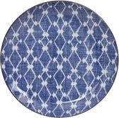 Tokyo Shibori blue plate 31x4cm