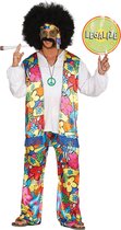 Hippie psychedelisch bloemen kostuum voor mannen - Volwassenen kostuums