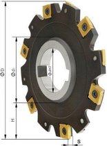 Schijffrees Z10 zonder kraag D 100x5mm