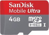 Sandisk 4GB Android Ultra microSDHC 4GB MicroSDHC Klasse 6 flashgeheugen