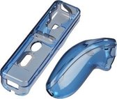 Hama Hardcase Kit for Nintendo Wii Remote Control, transparent-blue