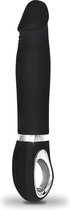 EZlove zwarte vibrator - 10 verschillende functies - gemakkelijke handgreep - 19cm