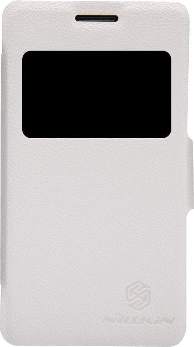Nillkin - Sony Xperia E1 - Leather Case Hoesje Fresh Series Wit