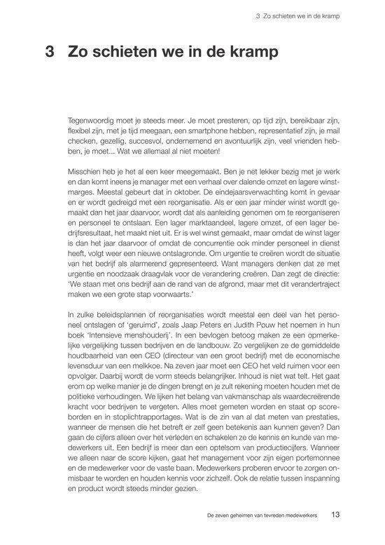 De zeven geheimen van tevreden medewerkers