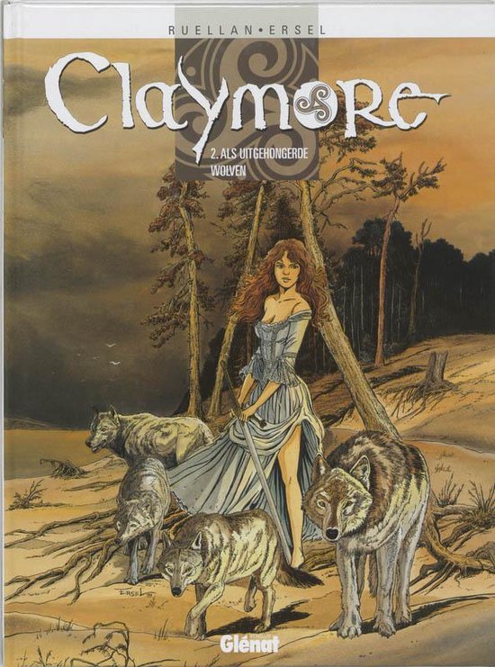 Cover van het boek 'Claymore / 2 Als uitgehongerde wolven' van M. Nouwens en E. Sels