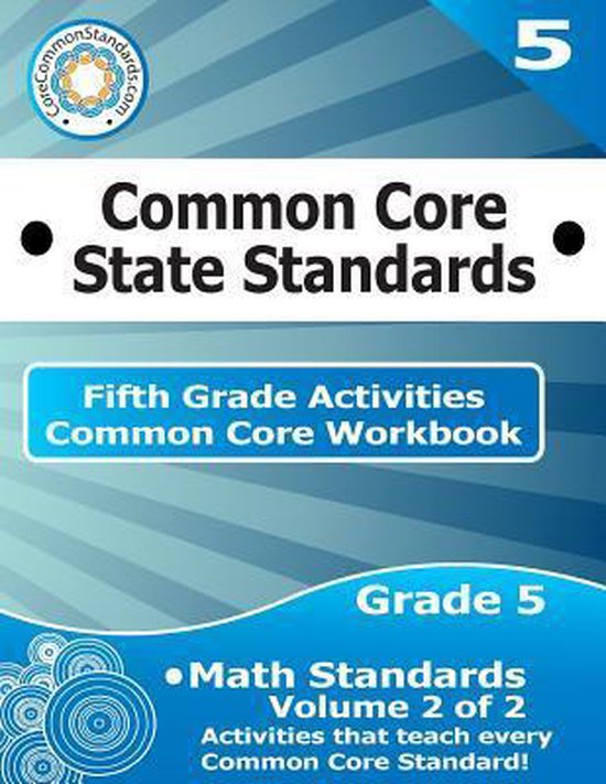 Fifth Grade Common Core Workbook - Math Activities - cover