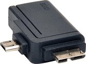 Tripp Lite U053-000-OTG kabeladapter/verloopstukje Micro USB 2.0 B, Micro USB 3.0 B USB A Zwart
