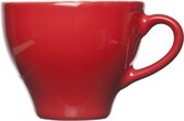 Cosy&Trendy For Professionals Barista Kopje - Ø8,7x7 cm - 20 cl - Red - 12 stuks