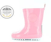 Regenlaarzen | Meisjes | Rosé + Fleece sock | Textiel | Shoesme | Maat 26