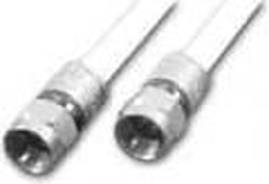 Preisner FPK330 coax-kabel 0,33 m F Wit