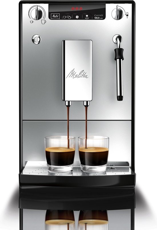 Melitta Caffeo Solo Milk - Volautomaat Espressomachine - Zwart/zilver |  bol.com