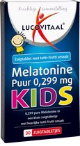Lucovitaal Melatonine Puur Kids 0,299 milligram Voedingssupplement 30 tabletten