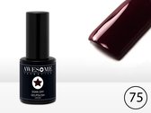 Awesome #75 Donker Bordeaux- Rood Gelpolish - Gellak - Gel nagellak - UV & LED