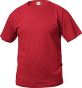 Clique Basic-T Junior 029032 - Rood - 130-140