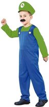 Groen loodgieters kostuum voor jongens 120-130 (7-9 jaar)