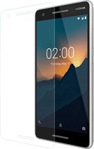 Shop4 - Nokia 2.1 (2018) Glazen Screenprotector -  Gehard Glas Transparant