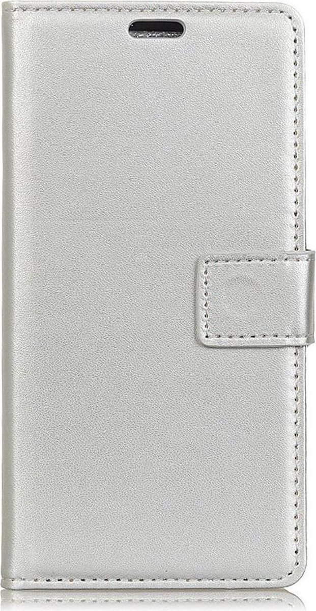 Shop4 - Nokia 2.1 (2018) Hoesje - Wallet Case Business Zilver