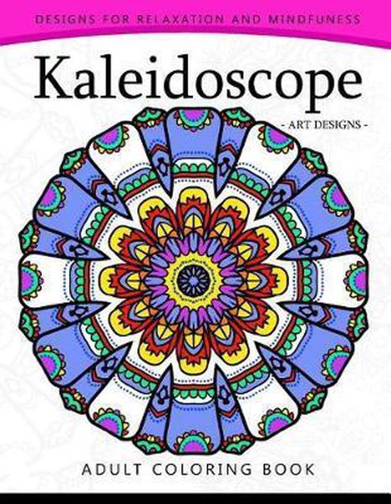 Kaleidoscope Coloring Book for Adults - cover