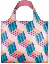 LOQI Shopper, opvouwbare tas -Geometric Shopper Circles