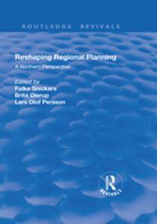 Routledge Revivals - Reshaping Regional Planning - cover